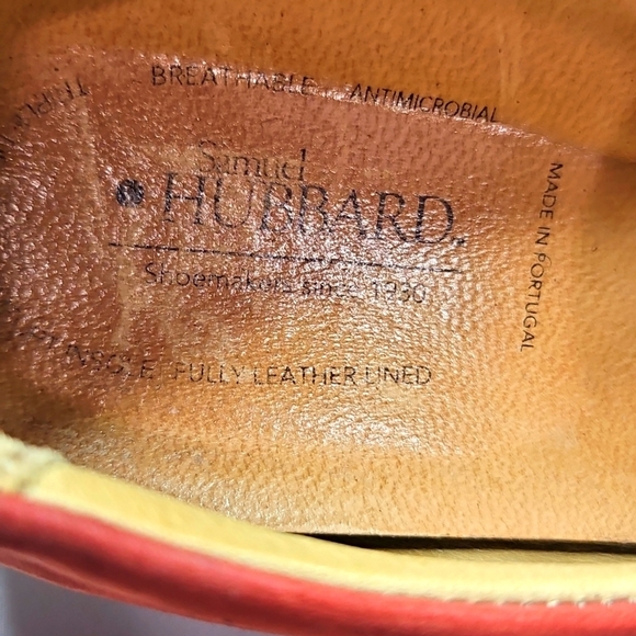 Samuel Hubbard Burnt Orange Womens Loafers Size 8 - Picture 3 of 9
